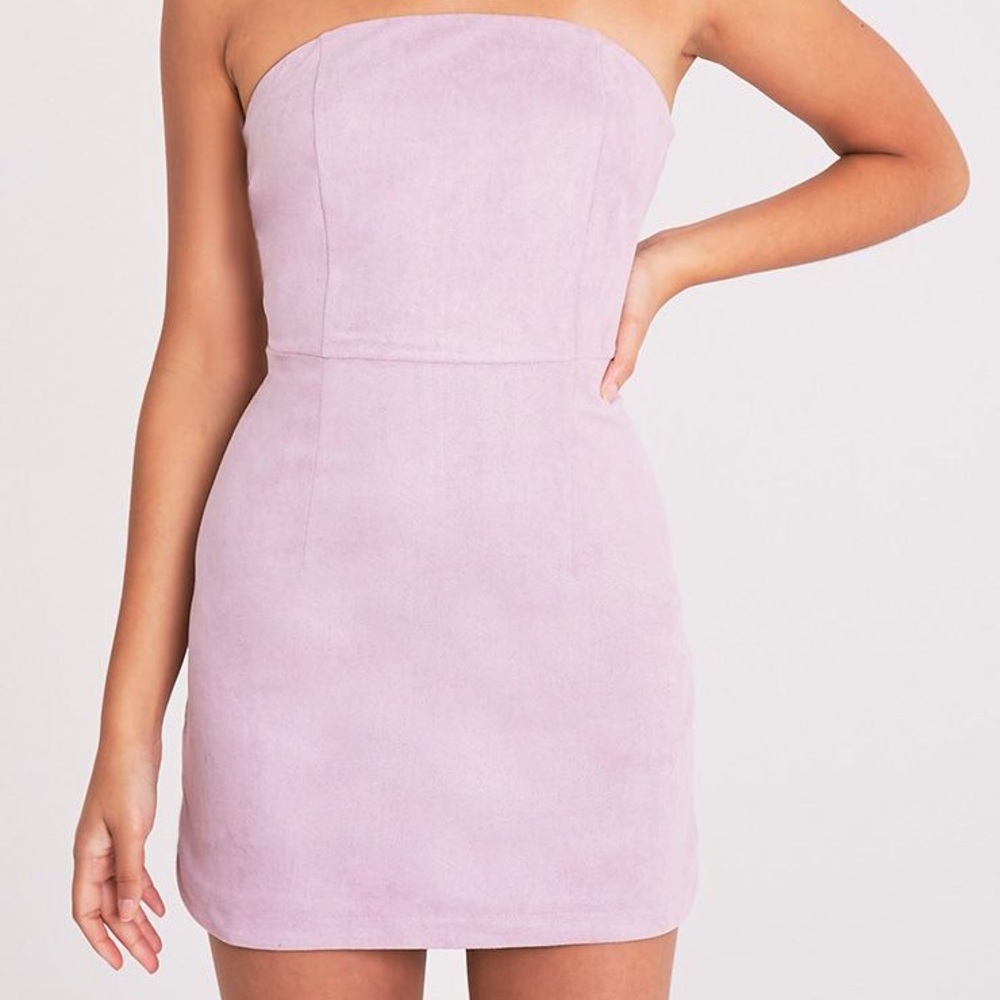 Brand new formal mini strapless dress